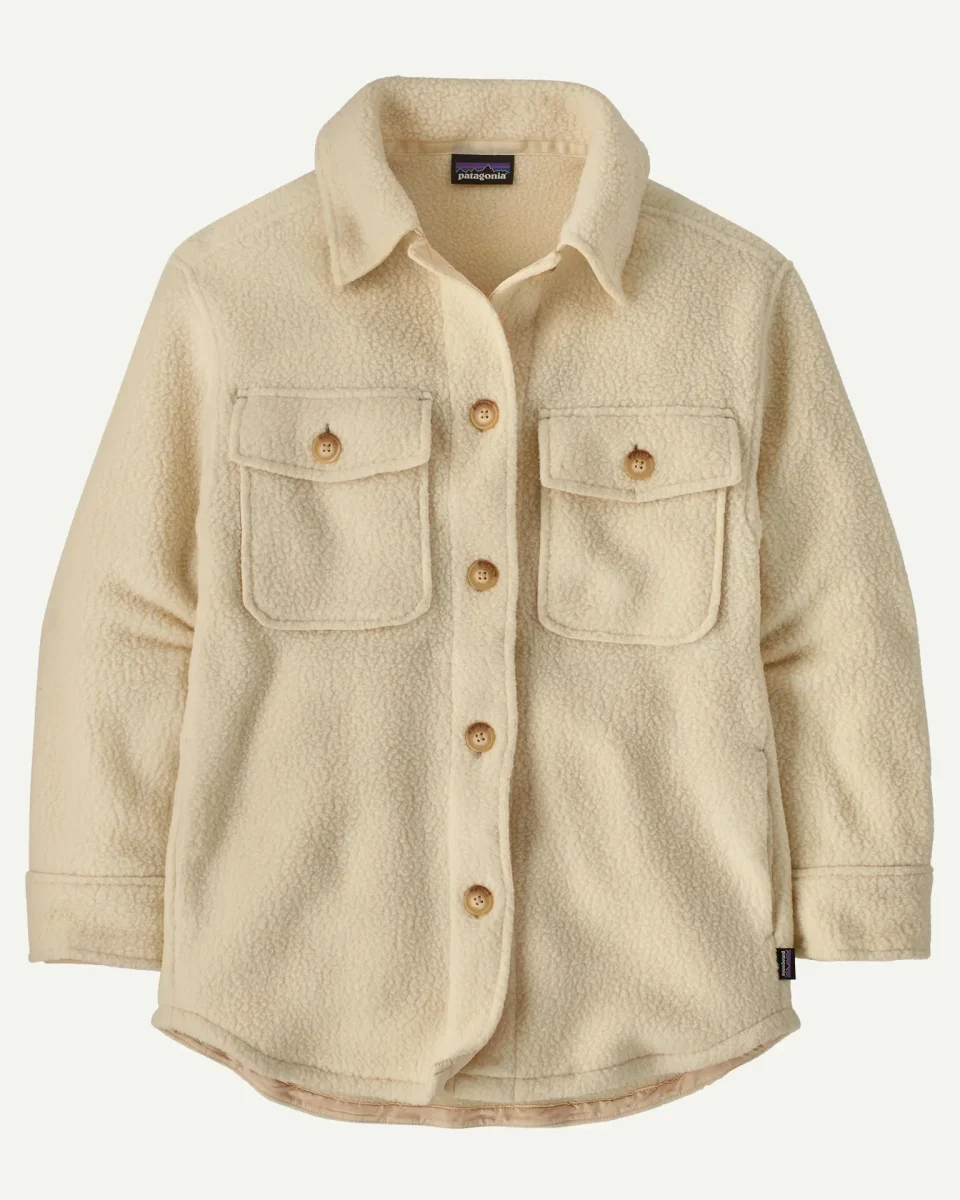W´s Retro Pile Shacket - Natural