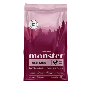Monster Dog Grain Free Adult Red Meat