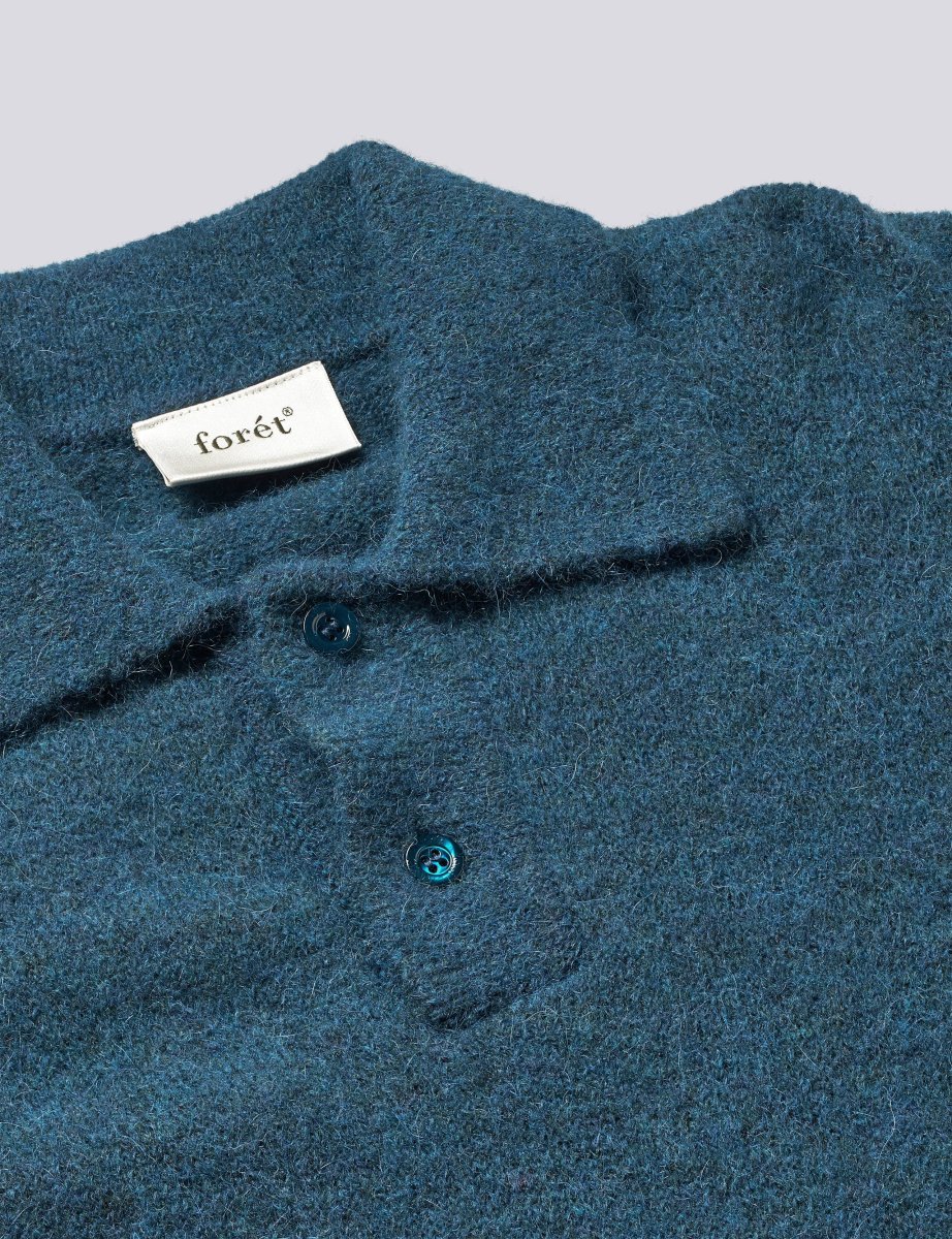 Alpine Polo Knit - Muted Teal - Bild 3