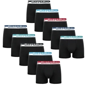 10-pack Billiga svarta kalsonger Herr - Boxershorts flerpack