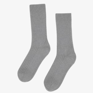 Merino Wool Blend Sock - Heather Grey