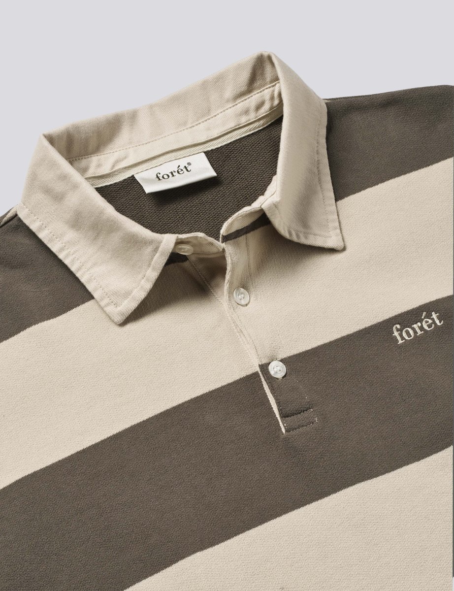 Match Rugby Sweatshirt - Wood Stripe - Bild 5