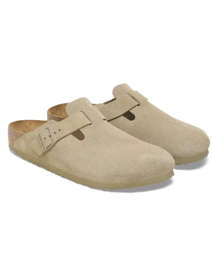 Boston Suede Leather Regular - Faded Khaki