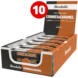 Barebells Protein Bar Cookies & Caramel - 10x55g.