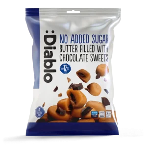 Butter Filled with Chocolate Sweets - 75g. (No Added Sugar)