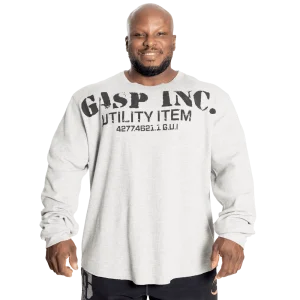 Thermal Gym Sweater - Greymelange