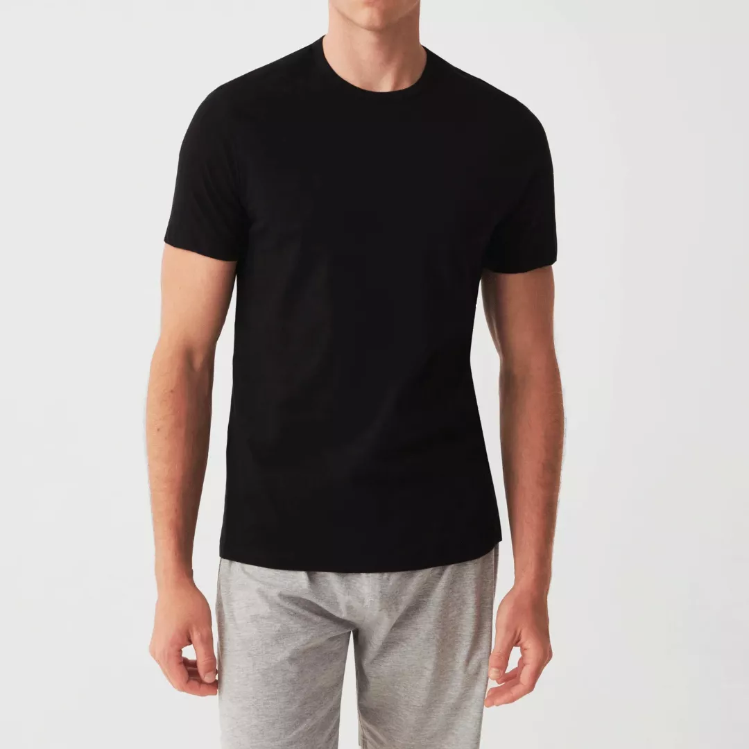 3-Pack Billiga T-Shirts Herr – 2 Vita & 1 Svart - Bild 3